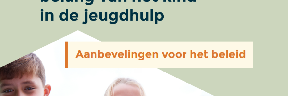 De cover van het document met aanbevelingen.